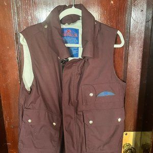 Maroon, M, Survivalon Water Repellent Vest